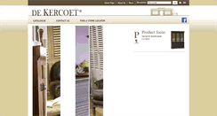 Desktop Screenshot of en.dekercoet.com